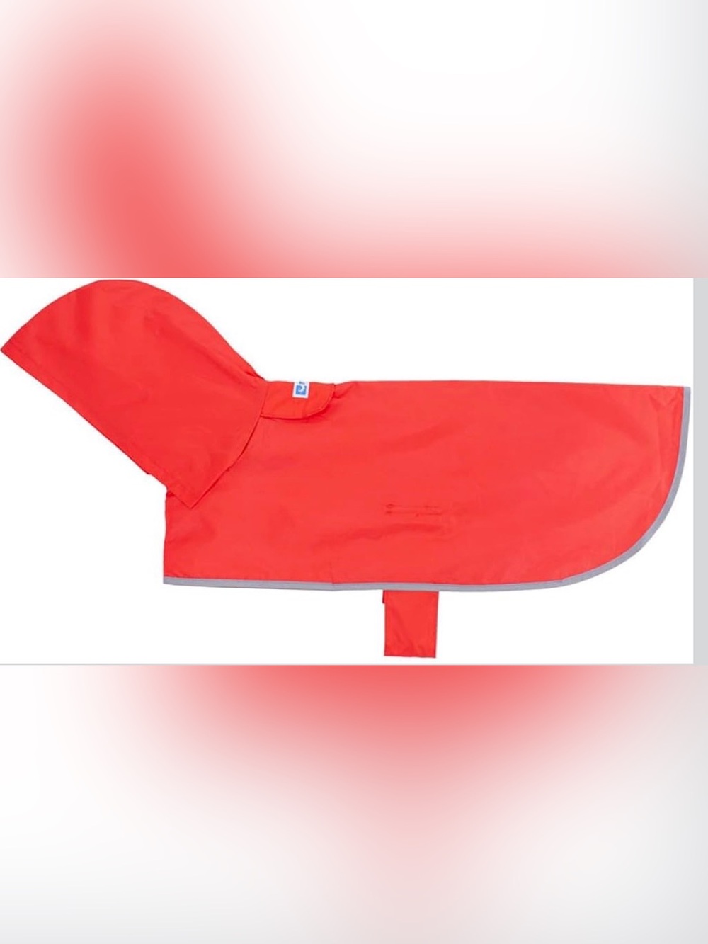 RC Pet Packable Rain Poncho For Dogs Crimson Red Size Small
